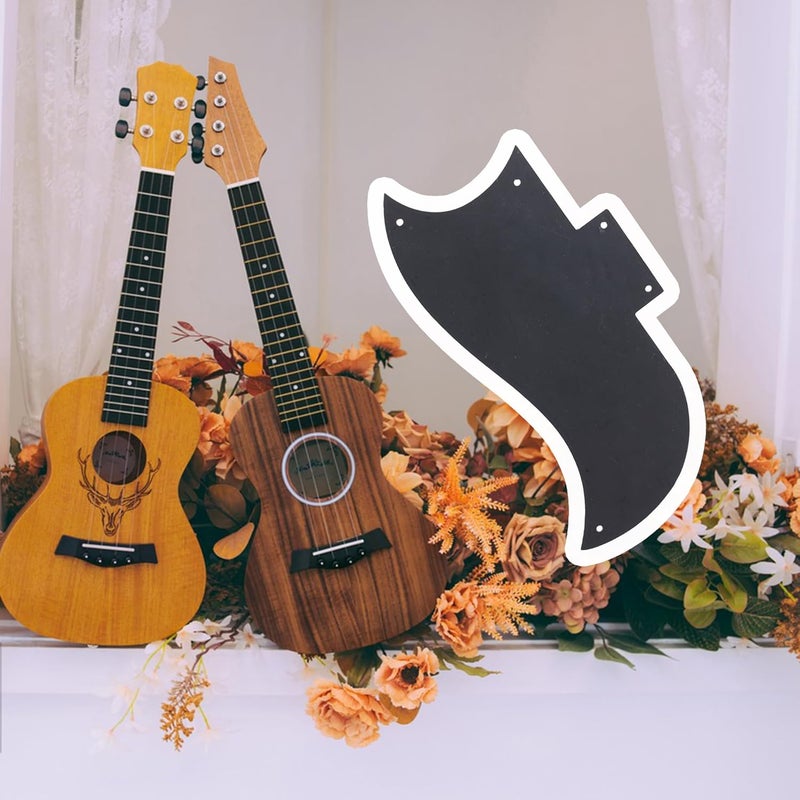 Homeswitch logyues Guitar Pickguard Three-layer Black Plastic Pickguard Replacement for SG Guitar High-pressure Easy to Install and Replace - Image 2